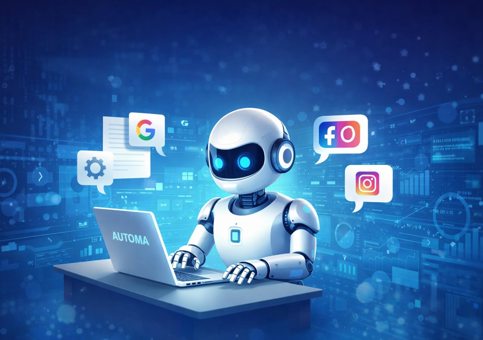 Automa content social ai
