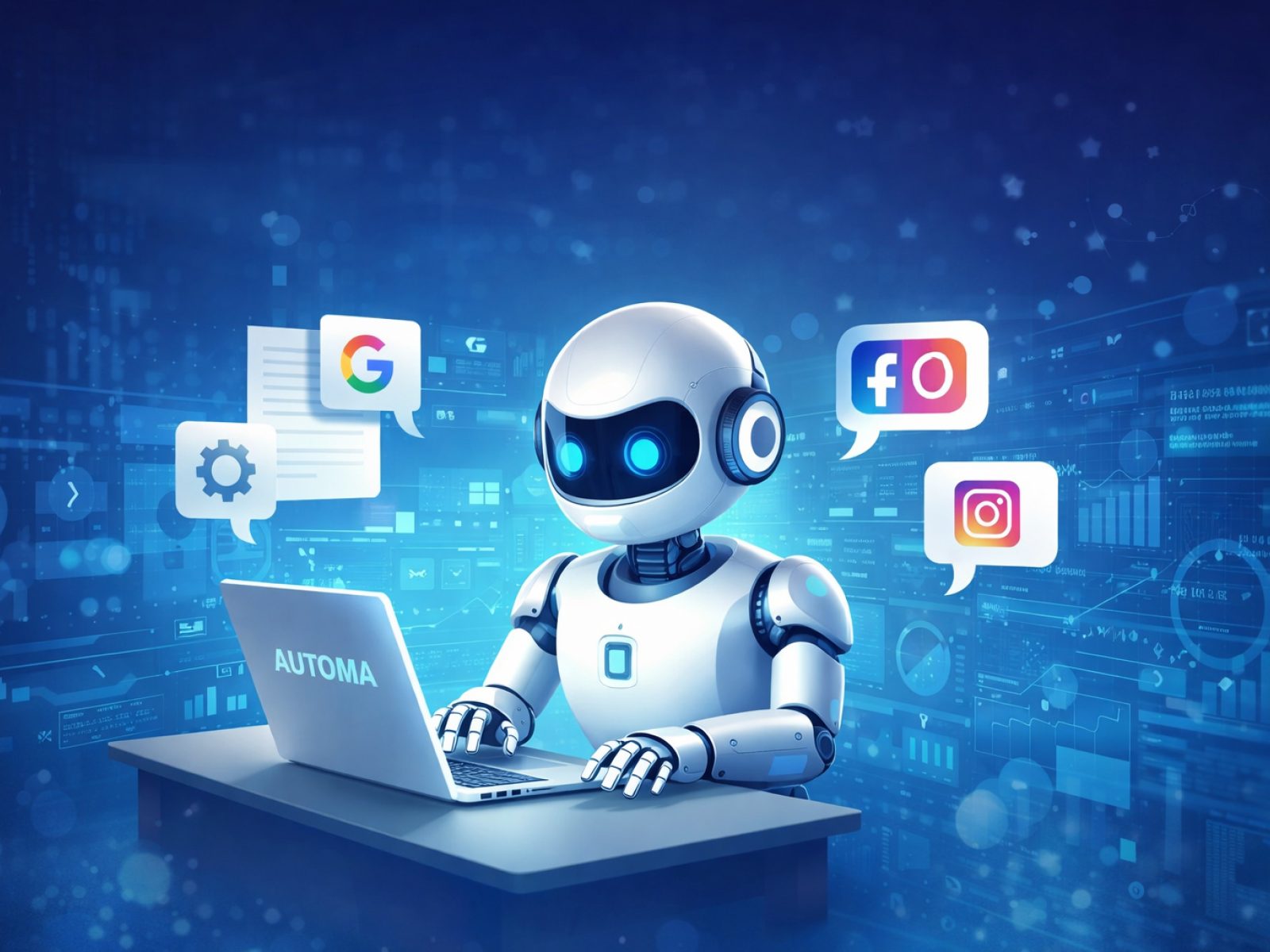 Automa content social ai